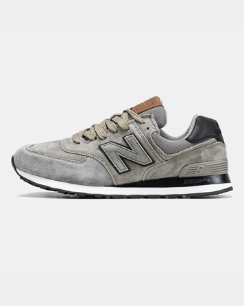 Кросівки New Balance 574 Grey Black 18189-41 фото