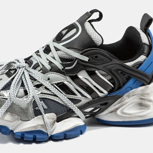 Кросівки Adidas Vento XLG Grey Black Blue 24833-40 фото