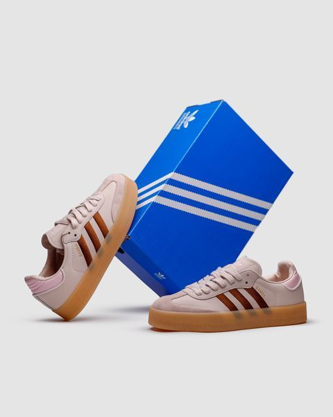 Кеди Adidas Samba XLG Pink Black Platform 16287-37 фото