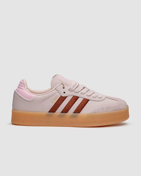 Кеди Adidas Samba XLG Pink Black Platform 16287-37 фото