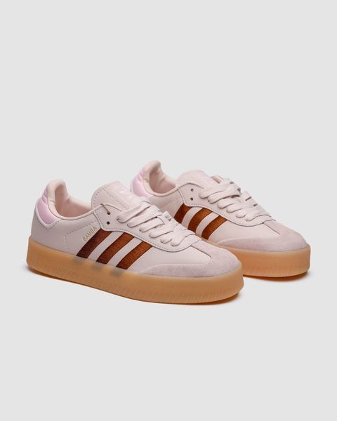 Кеди Adidas Samba XLG Pink Black Platform 16287-37 фото