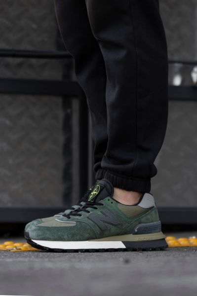 Кросівки New Balance 574 Legacy Stone Island "Dark Green" 18433-40 фото