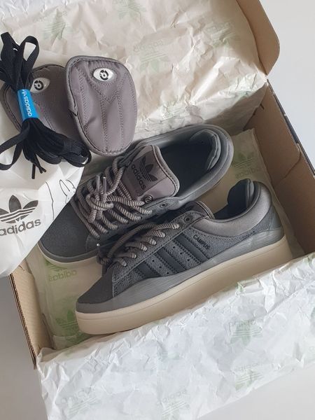 Кросівки Adidas Campus x Bad Bunny Graphite 12935-36 фото