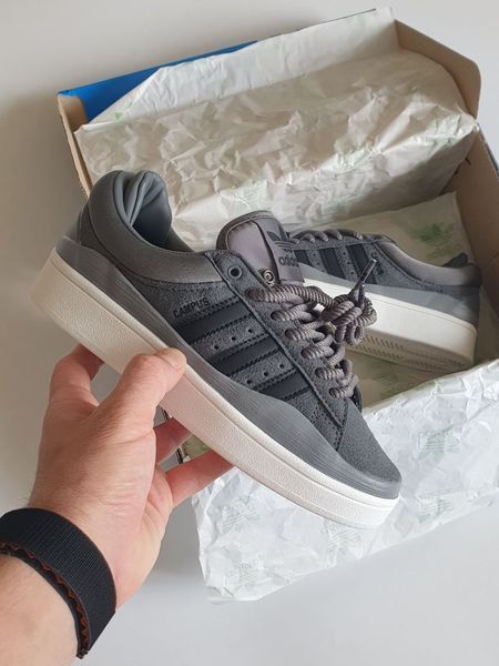 Кросівки Adidas Campus x Bad Bunny Graphite 12935-36 фото