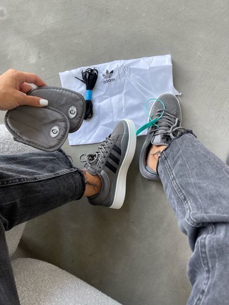 Кросівки Adidas Campus x Bad Bunny Graphite 12935-36 фото