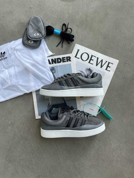 Кросівки Adidas Campus x Bad Bunny Graphite 12935-36 фото