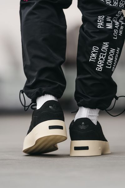Кросівки Adidas Forum Low 86 x Essential Fear of God Core Black 14161-42 фото