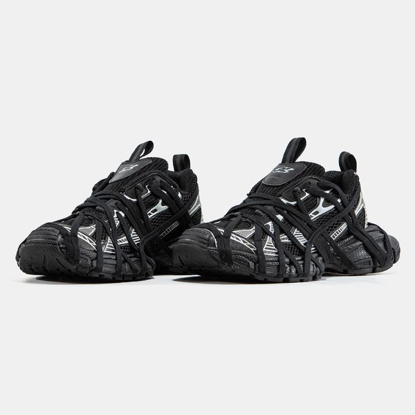 Кросівки Balenciaga 3XL Extreme Lace Black Silver 21553-36 фото