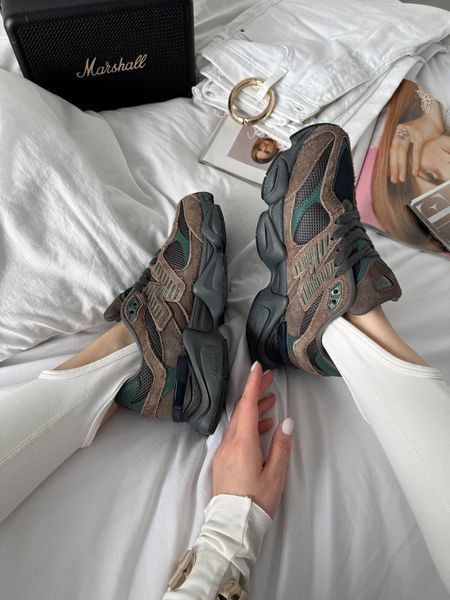 Кросівки New Balance 9060 Beef and Broccol Brown Black 11838-36 фото