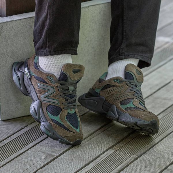 Кросівки New Balance 9060 Beef and Broccol Brown Black 11838-36 фото