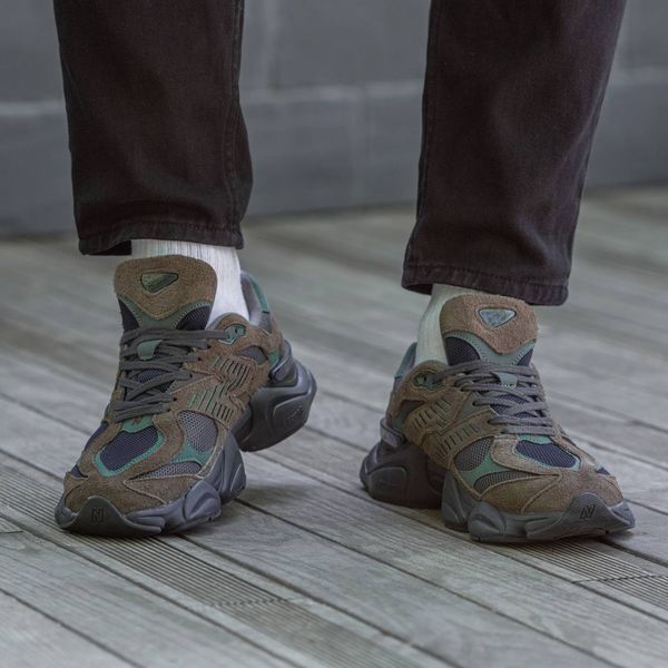 Кросівки New Balance 9060 Beef and Broccol Brown Black 11838-36 фото
