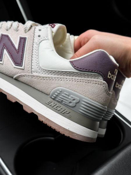 Кросівки New Balance 574 Beige Bordo 22299-41 фото