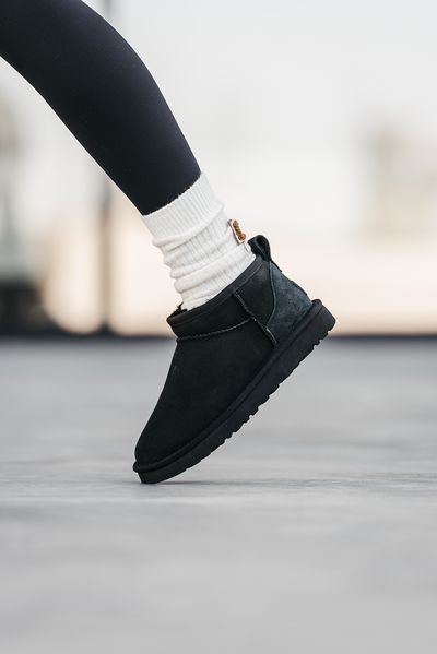 Уггі UGG Ultra Mini Black 05070-36 фото