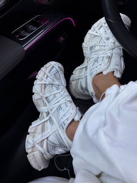Кросівки Balenciaga 3XL Extreme Lace White Silver 19307-36 фото