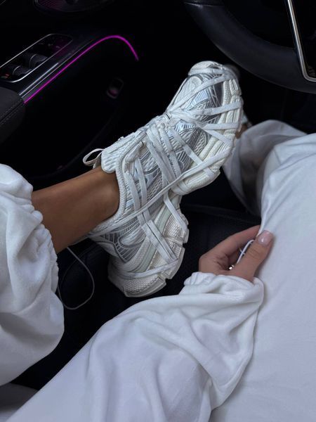 Кросівки Balenciaga 3XL Extreme Lace White Silver 19307-36 фото