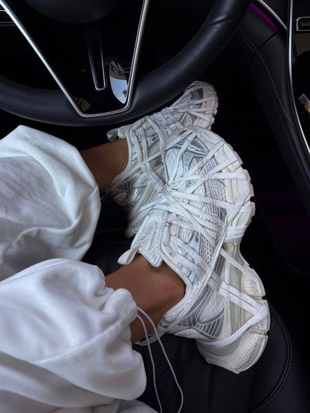 Кросівки Balenciaga 3XL Extreme Lace White Silver 19307-36 фото