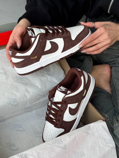 Кросівки NIke SB Dunk Low Sail Red Sepia-Metallic Gold 23970-36 фото