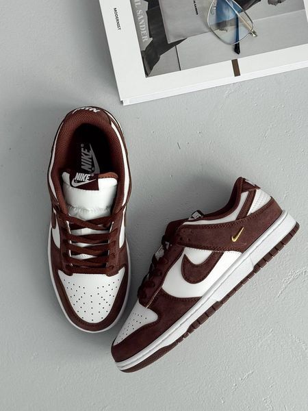 Кросівки NIke SB Dunk Low Sail Red Sepia-Metallic Gold 23970-36 фото