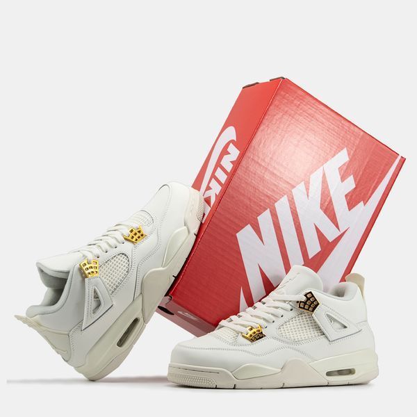 Кросівки Nike Air Jordan 4 Retro "Metallic Gold" 17845-37 фото