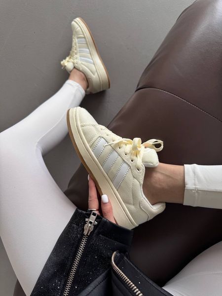 Кросівки Adidas Campus Beige White 17402-36 фото