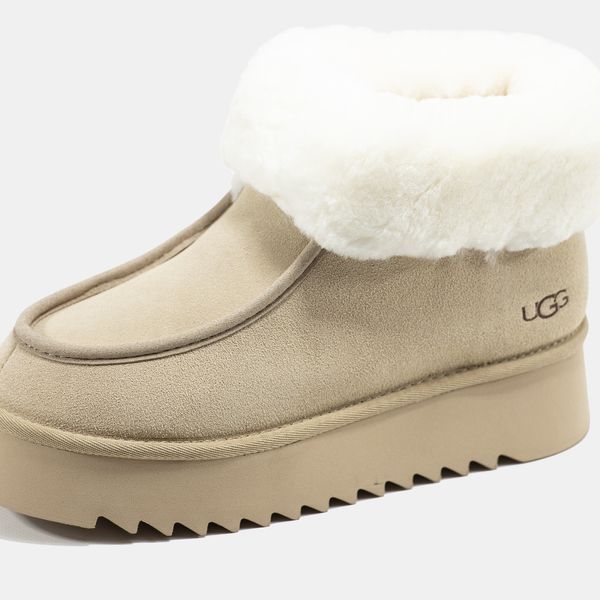Уггі UGG Funkette Beige Platform 23212-36 фото