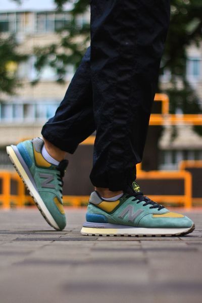 Кросівки Stone Island x New Balance 574 Legacy Light Green 17851-40 фото