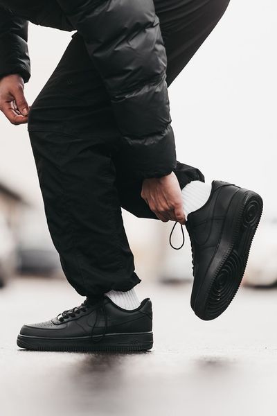 Кросівки Nike Air Force 1 Black 00828-36 фото