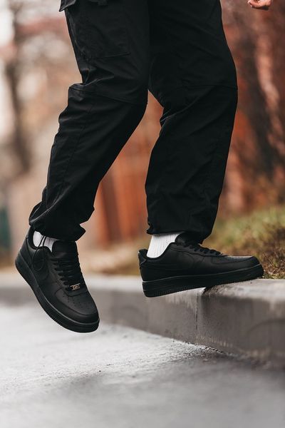 Кросівки Nike Air Force 1 Black 00828-36 фото