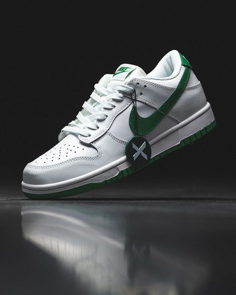 Кросівки Nike SB Dunk Low White Green 08760-40 фото