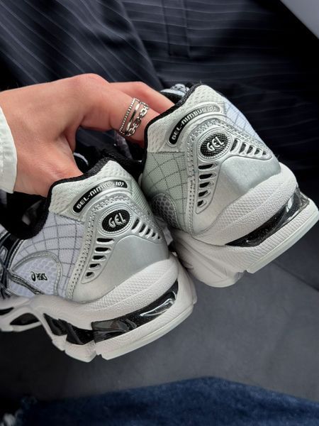 Asics Gel Nimbus 10.1 White Black 21733-40 фото
