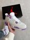 Кросівки Nike Air Jordan 4 White Purple 19607-36 фото 3