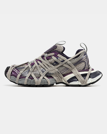 Кросівки Balenciaga 3XL Extreme Lace Grey Purple 20626-37 фото