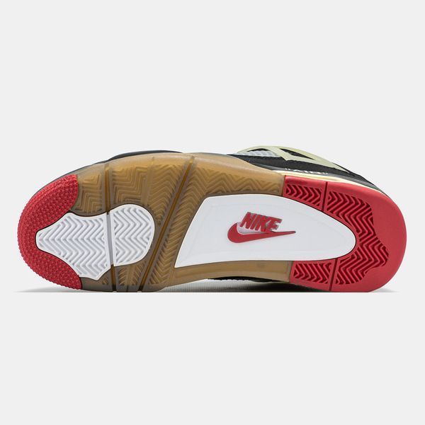 Кросівки Jordan Retro 4 Black Red Grey 07125-40 фото