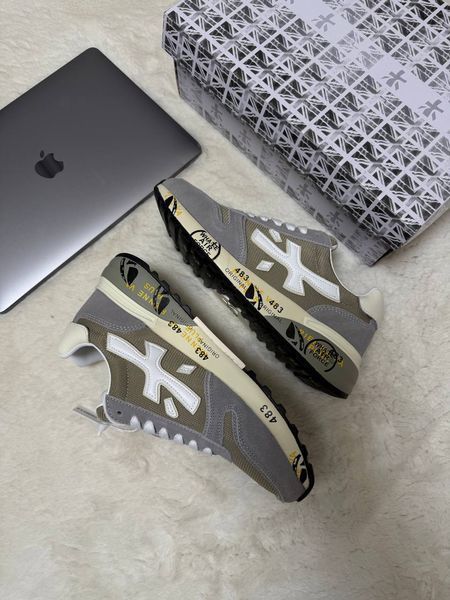 Кросівки Premiata Mick Beige Grey White 21012-40 фото