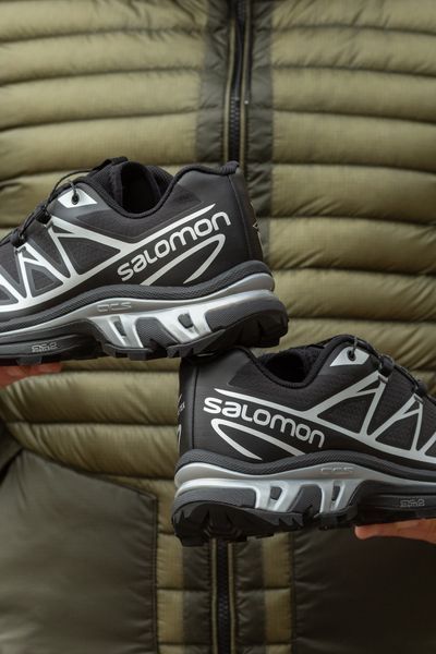 Кросівки Salomon XT-6 Soft Ground Gore-Tex Black Silver 16180-36 фото