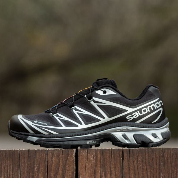 Кросівки Salomon XT-6 Soft Ground Gore-Tex Black Silver 16180-36 фото