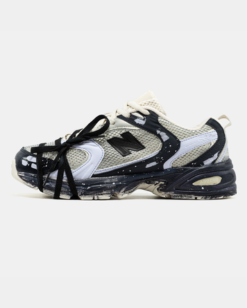 Кросівки New Balance 530 Custom Beige Black Silver Edition 22409-36 фото