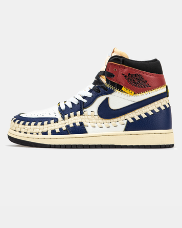 Кросівки Nike Air Jordan 1 Retro x Union L.A Blue White Red 14814-41 фото