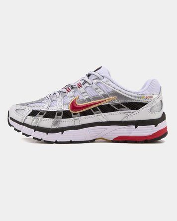 Кросівки Nike P6000 White Silver Black Red 15094-41 фото
