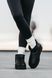 Уггі UGG Ultra Mini Black Platform Leather 10037-36 фото 3