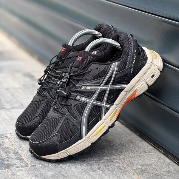 Кросівки Asics Gel-Kahana 8 Black Beige Orange Gore-Tex Cordura Winter Termo 14500-41 фото