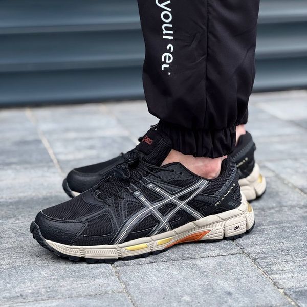 Кросівки Asics Gel-Kahana 8 Black Beige Orange Gore-Tex Cordura Winter Termo 14500-41 фото
